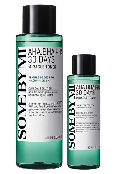 Some By Mi AHA BHA PHA 30 Days Miracle Toner Yatıştırıcı Yüz Toniği 150ML + 30ML
