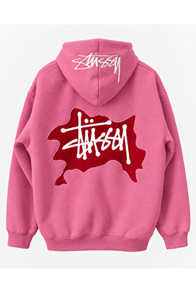HAI COLLECTİON Erkek Arka Grafik Baskılı 3 İplik Oversize Hoodie – Kapüşonlu ...