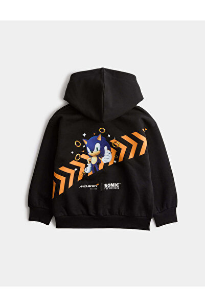 Marks & Spencer Sonic™ X McLaren™ Çocuk Kapüşonlu Sweatshirt