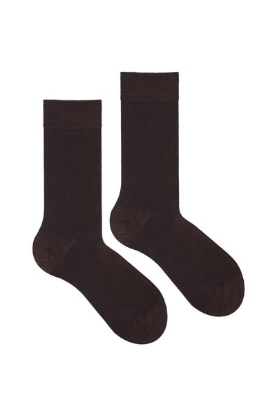 Canzetta Erkek Lastikli Bambu Kahverengi Basic Çorap