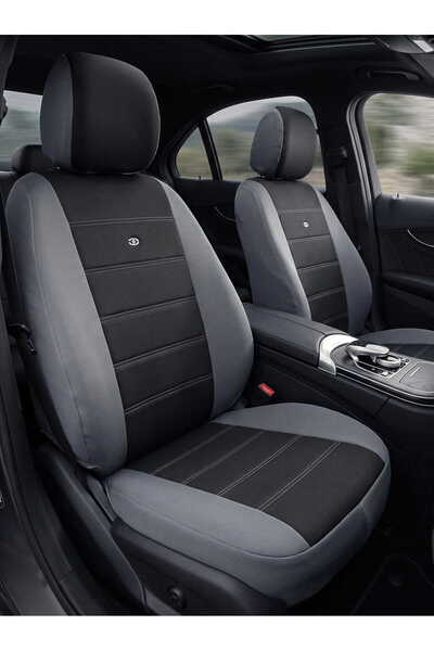 NewDeco Volkswagen Passat B5 Uyumlu Oto Koltuk Kılıfı Tam Set Airbag Uyumlu 4...