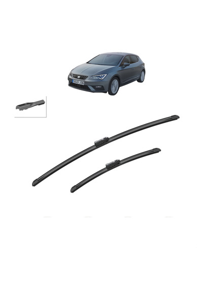 Bosch Σετ 2 υαλοκαθαριστήρων για SEAT LEON Hatchback Van (5F1) 2015-2020, για...