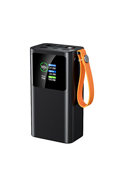 Voltres Nomad Εξωτερική Μπαταρία 27.000mAh · 165W · Ανασυρόμενο Καλώδιο USB-C...