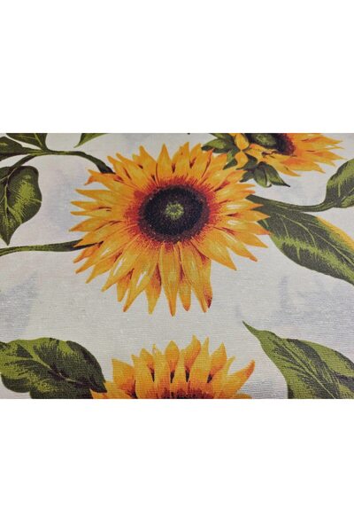 Tyana Accesorii Bumbac imprimat impermeabil, lățime 140cm Girasole