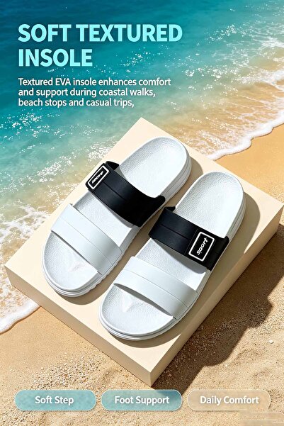 Desert Trend Hub Versatile Vacation Slides - Thick Sole for Enhanced Stability