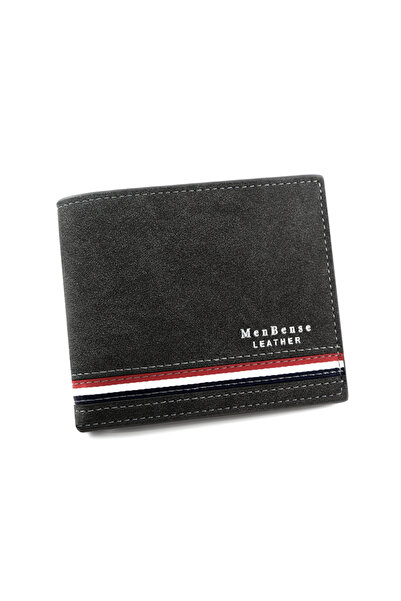 Choice Black Short Men Wallets Zipper Coin Pocket Slim Card Holders Luxury Ma...