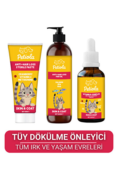 Petiola Tüy Dökülmesini Önleyici ve Tüy Sağlığını Destekleyici, Tüy Yumağı Ve...