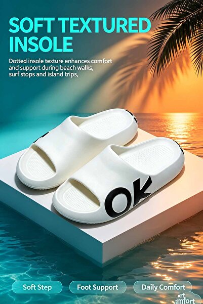 Desert Trend Hub Soft Cushion Pool Slides - Easy Slip-On Design for Vacation