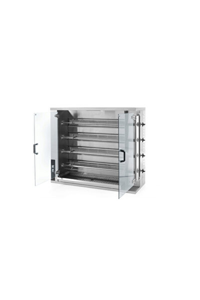 HENDI Rotisor gaz profesional pentru 16 - 20 pui 4 viteze de rotatie 1150x472...