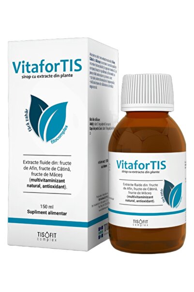 Tis Farmaceutic Sirop fitocomplex afine catina macese VitaforTis 150ml TisoFit