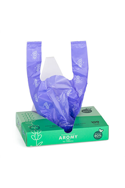 Petite&Mars Pungi de depozitare scutece parfumate Aromy - 100 bucăți