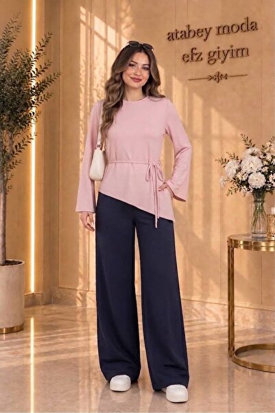 ATABEY MODA EFZ GİYİM Asymmetric cut blouse