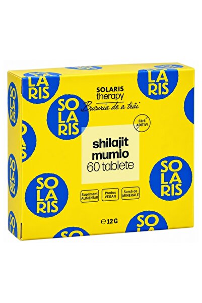 Solaris Plant Shilajit Mumio 200mg 60 comprimate