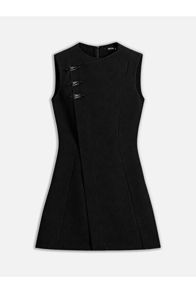 Nocturne Kruvaze Detaylı Mini Elbise
