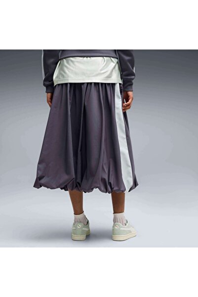 Puma T7 Balloon Midi Skirt Mavi Kadın Etek