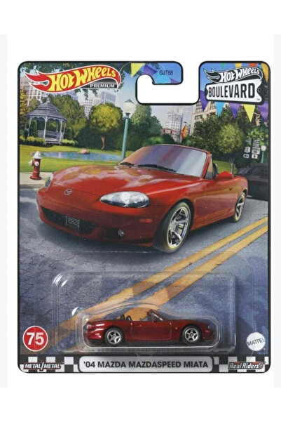 HOT WHEELS '04 Mazda Mazdaspeed Miata Boulevard Premium Oyuncak Araba