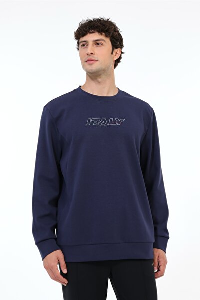 lumberjack Sweatshirt Men's Navy Blue ml Ethan 16Itl1403