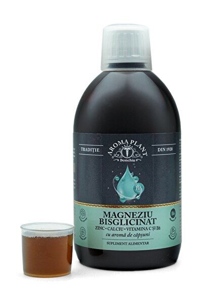 Aroma Plant Magneziu bisglicinat Zn Ca Vit C B6 500ml