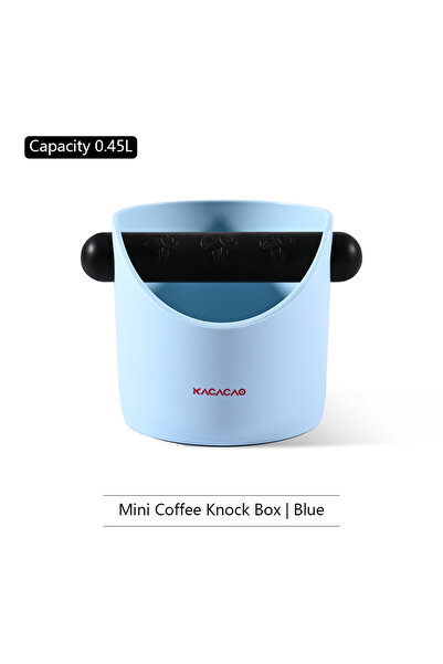 Choice Blue KACACAO Coffee Knock Box Anti Slip Shock-absorbent Dump Coffee Gr...
