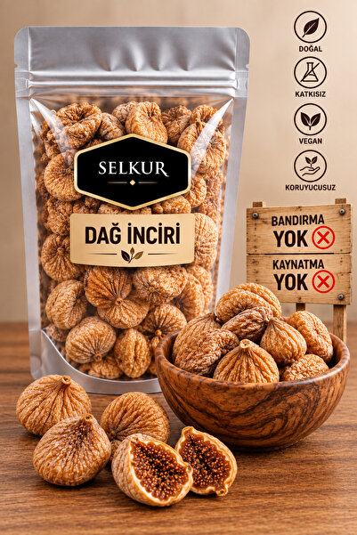 SELKUR Kuru İncir 400GR(2026-2027 sezon Dağ İnciri, BANDIRMA VE KAYNATMA YOK)