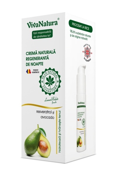 Vivanatura Crema noapte regeneranta 45ml