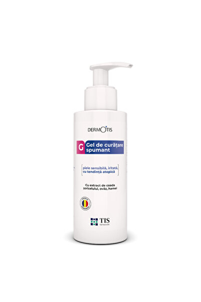 Tis Farmaceutic Gel curatare fata corp spumant piele sensibila DermoTis 300ml