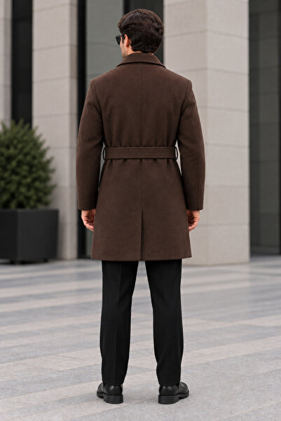 BERMUDA Men's Oversize Belted Cashmere Coat