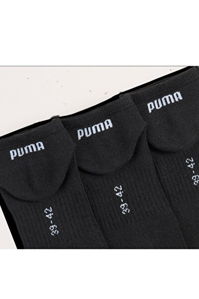 Puma UNISEX CUSHIONED SNEAKER 3P black Siyah Unisex 3'lü Çorap