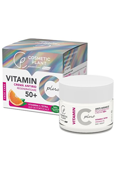 Cosmetic Plant Αναγεννητική αντιρυτιδική κρέμα 50+ Βιταμίνη C Plus 50ml