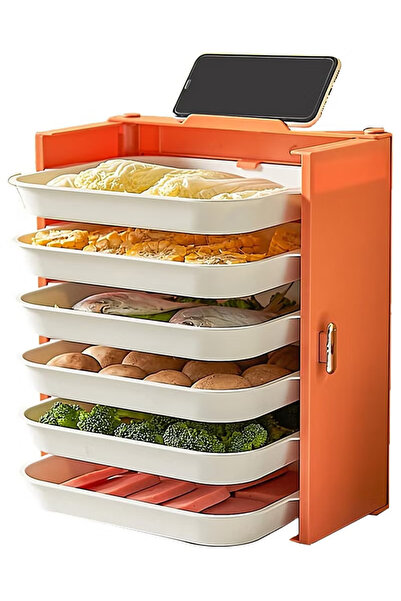 TAPIT Kitchen Fruit and Vegetable Preparation Plate,Self-adhesive Wall Mounte...