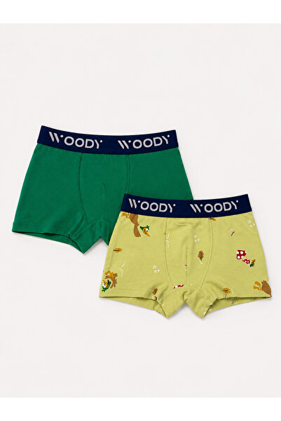 Woody Türkiye 10-16 سنة، طقم من قطعتين للأولاد من نوع بوكسر