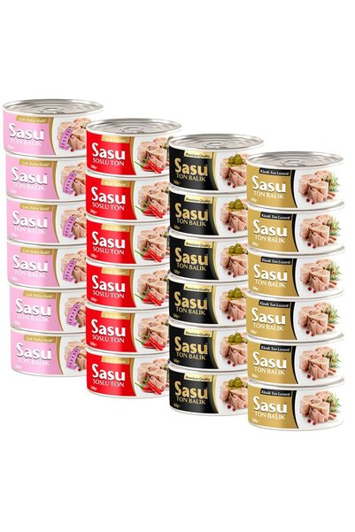 SASU Klasik 6x160gr + Light 6x160gr + Zeytin Yağlı 6x160gr + Acılı 6x160gr