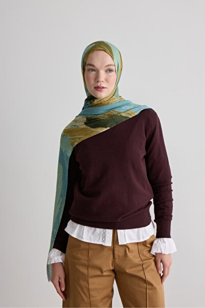 Modakaşmir Mist Pattern Nua Viscose Shawl