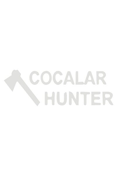 OEM Autocolant auto  "Cocalar hunter ", 10cm, Alb