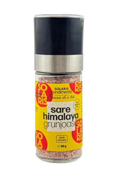 Solaris Plant Himalayan pink coarse salt, reusable grinder 90g