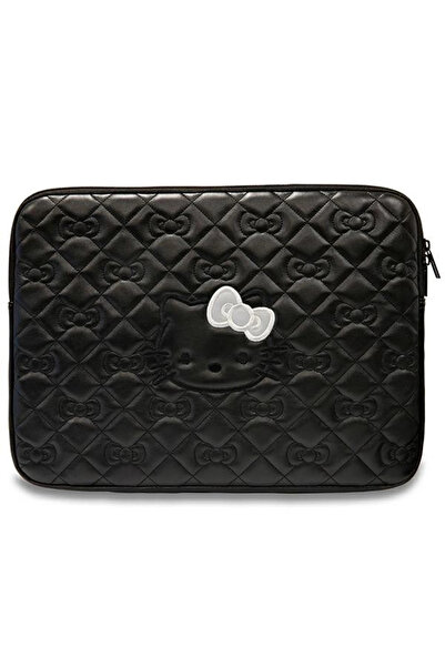 Hello Kitty Husă matlasată pentru laptop de 14 inci cu fundițe