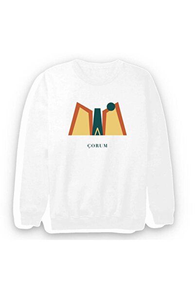 fame-stoned Çorum İncesu Canyon Printed Unisex 100% Cotton Sweatshirt