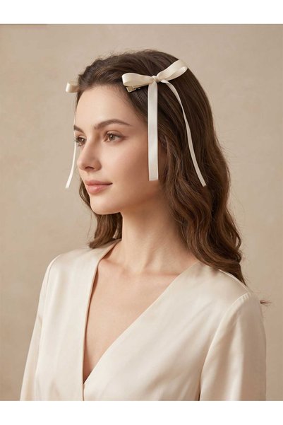 Take Two By Styli Pink Bow Hair Clip Set