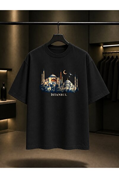 fame-stoned Istanbul Hagia Sophia Sultanahmet Printed Unisex 100% Cotton T-Shirt