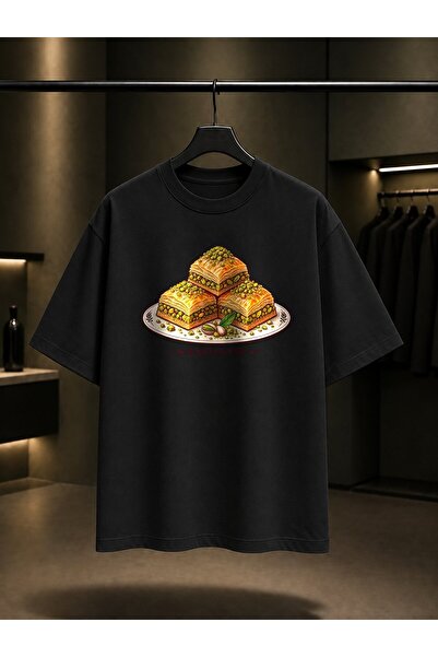 fame-stoned Gaziantep Antep Baklavası Printed Unisex 100% Cotton T-Shirt