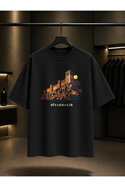 fame-stoned Diyarbakır Zerzevan Castle Printed Unisex 100% Cotton T-Shirt