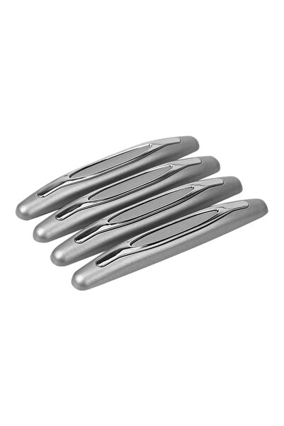 Choice Silver 4Pcs Car Door Anti-Collision Protector Guard Strip Scratch Car ...