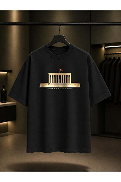 fame-stoned Μπλουζάκι Ankara Anıtkabir με στάμπα, Unisex, 100% βαμβάκι