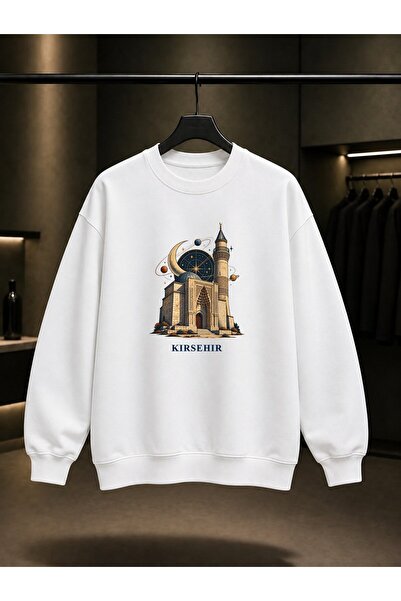 fame-stoned Kırşehir Cacabey Astronomy School Printed Unisex 100% Cotton Swea...