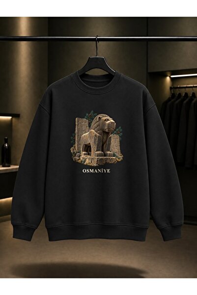 fame-stoned Osmaniye Karatepe Aslantaş Printed Unisex 100% Cotton Sweatshirt