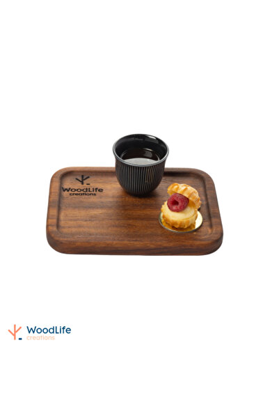 WOODLIFE صينية خشبية مستطيلة 20x15 سم