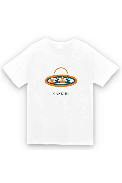 fame-stoned Çankırı Thin Bread Musk Printed Unisex 100% Cotton T-Shirt