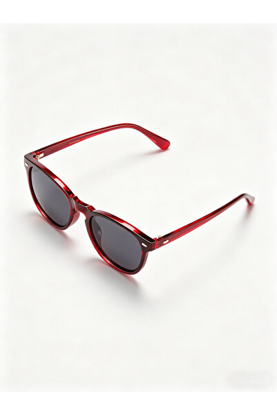 Take Two By Styli Red Round Sunglasses