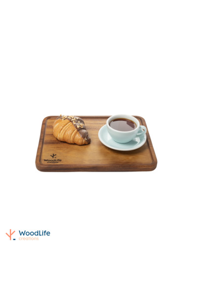 WOODLIFE صينية خشبية مستطيلة 35×27 سم
