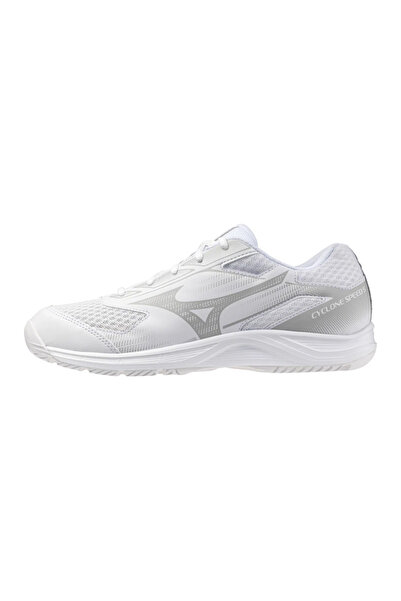 MIZUNO Cyclone Speed 5 Unisex Voleybol Ayakkabısı Beyaz / Gri / Beyaz